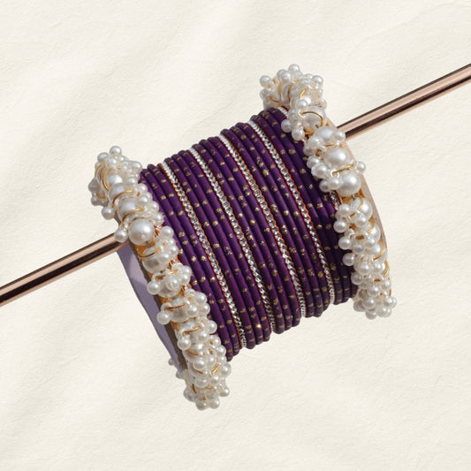 Purple Haze Mist Bangles Set