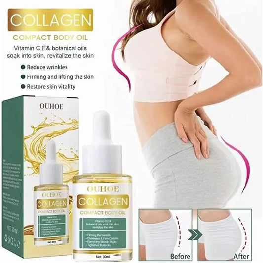 Collagen Compact Body Oil Marks, Chest Buttocks Skin Plump Skin Care for Women