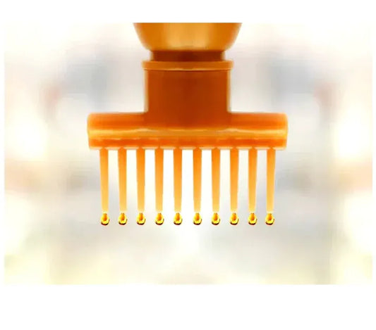 Hair Oil Applicator Bottle with Massage Comb